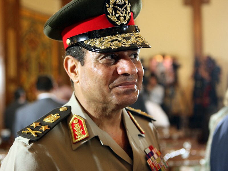 Na de val van Morsi in juli 2013 werd al-Sissi de sterke man in Egypte.