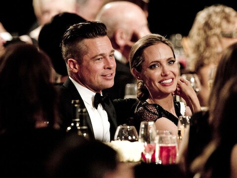 Brad Pitt en Angelina Jolie.