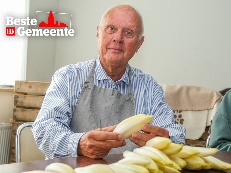 Gilbert Putteman bij witloofkweker De Winter. “Hier zet men de familietraditie verder, van zaad tot verpakt grondwitloof.”