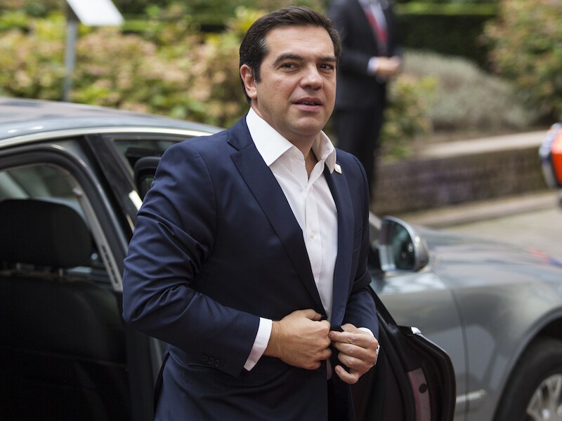 De Griekse premier Alexis Tsipras.