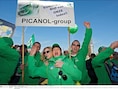 Bij Picanol geen acties, zoals hier op archiefbeeld. De werknemers krijgen wel pamfletten toegestopt.