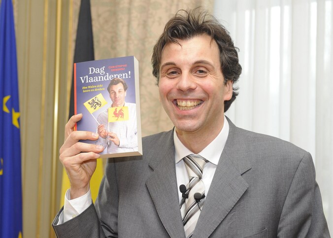 Christophe Deborsu, hier bij de voorstelling van zijn boek 'Dag Vlaanderen' vorig jaar.