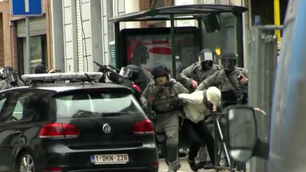 Salah Abdeslam werd op 18 maart 2016 opgepakt door de speciale eenheden van de federale politie.