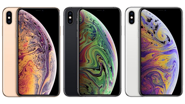 De iPhone XS Max in al zijn uitvoeringen.
