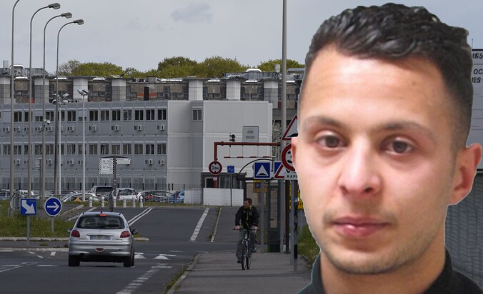 De Fleury-Merogis gevangenis in Parijs, waar Abdeslam is opgesloten.
