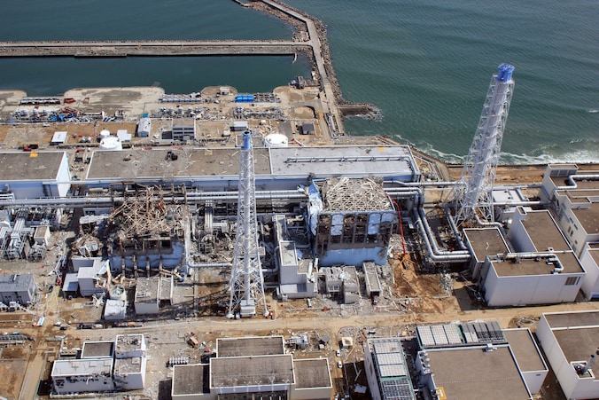 De kerncentrale van Fukushima werd zwaar getroffen door de natuurramp van 11 maart 2011.