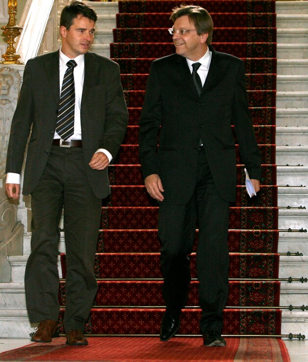 Seeeuws met Verhofstadt in 2007.