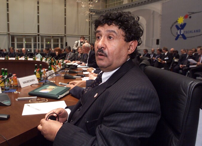 De Libische minister van Buitenlandse Zaken Abdelati Al-Obeidi.