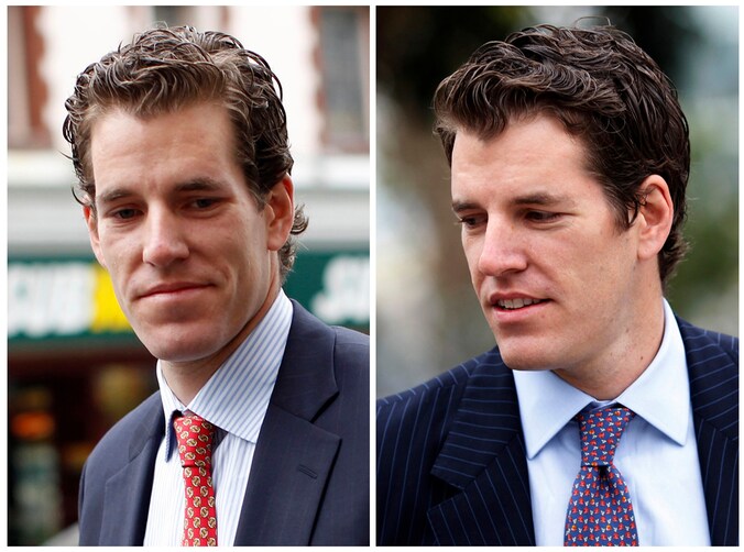 Cameron en Tyler Winklevoss.