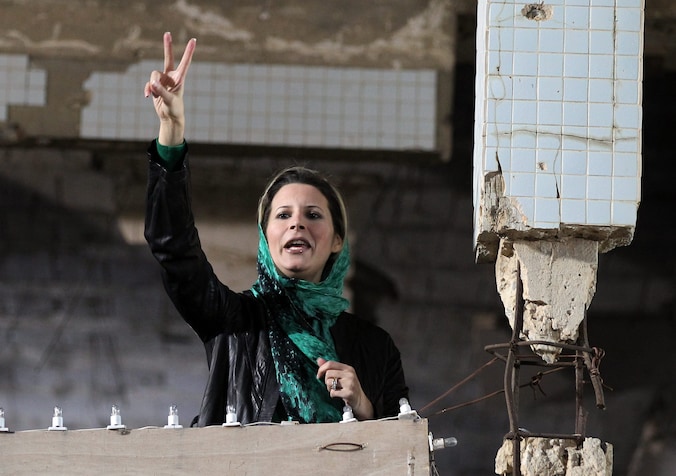 Aïsha Kadhafi.