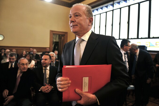 George Provopoulos, voorzitter van de Griekse centrale bank.