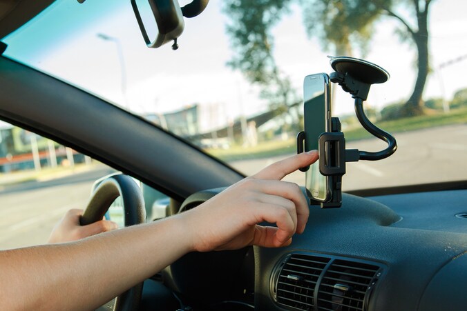 Smartphone auto houder