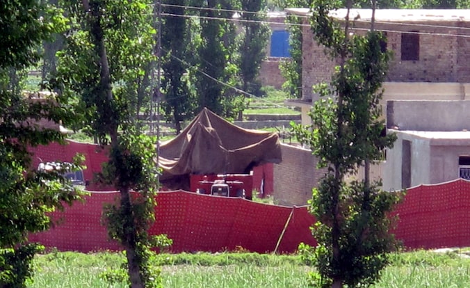 Op deze site in Abbotabad werd bin Laden gedood.