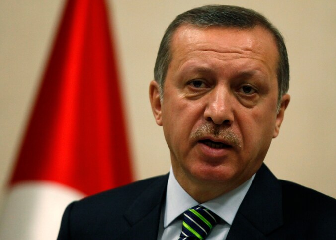 De Turkse premier Erdogan.