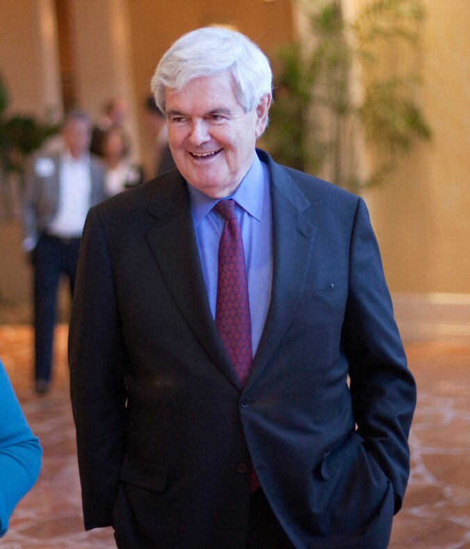 De republikein Newt Gingrich.