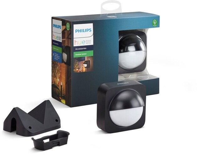 Deze sensor doet je Hue-buitenverlichting aanknippen.
