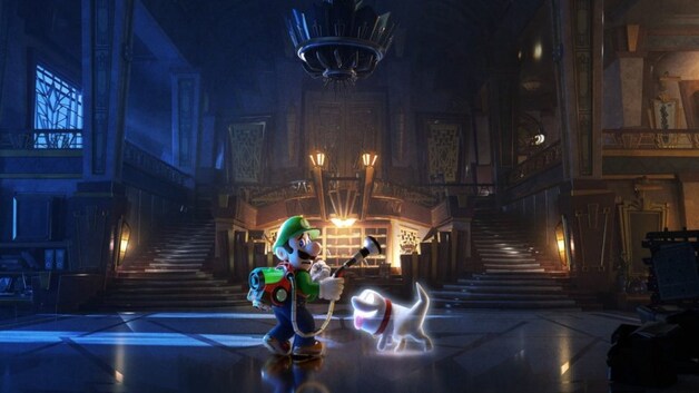 Luigi en zijn polterpup.