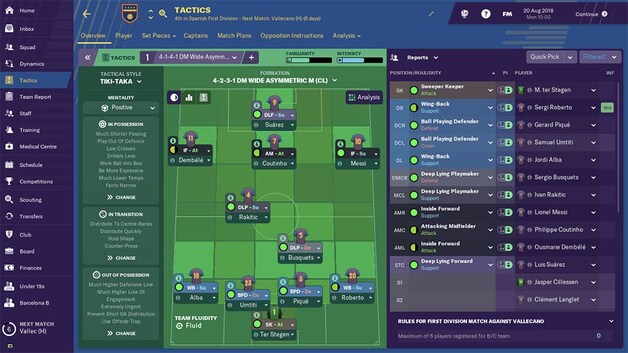 Er wordt als vanouds aardig wat getweakt in de jongste editie, maar wezenlijk anders ziet Football Manager 2020 er niet uit.