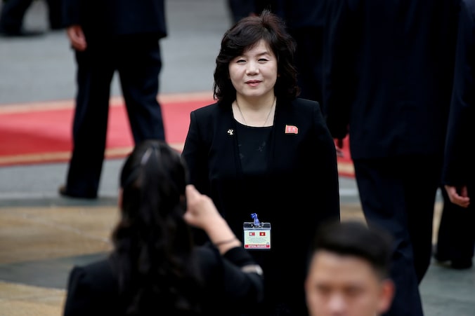 Choe Son Hui, de Noord-Koreaanse viceminister van Buitenlandse Zaken