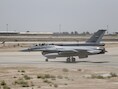 De Iraakse luchtmachtbasis Balad, op 80 kilometer van Bagdad, waar ook Amerikaanse militairen gelegerd zijn.