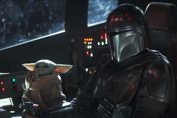 Een beeld uit 'The Mandalorian'