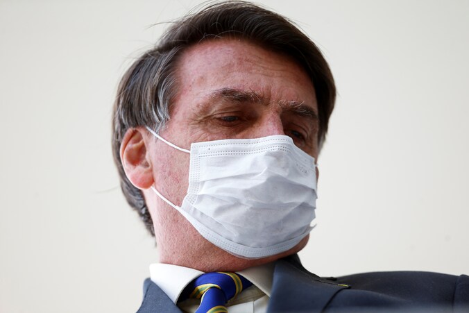 De Braziliaanse president Jair Bolsonaro.