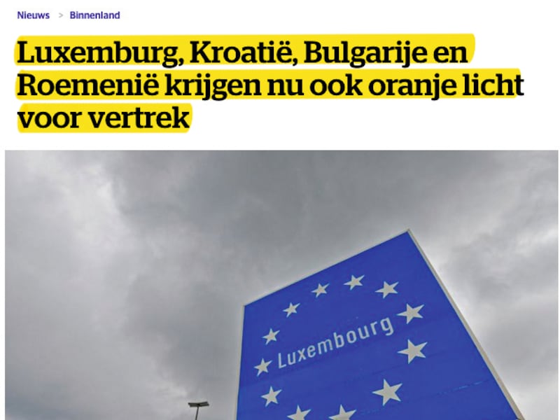 "Als we morgen iedereen testen, krijgen we zelf code oranje"