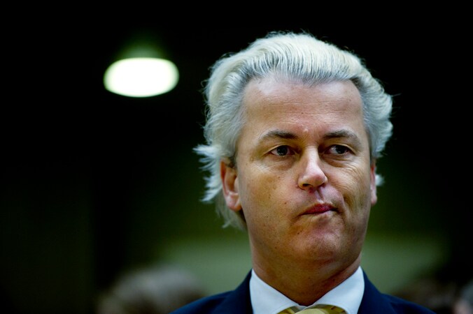 De Nederlandse PVV-politicus Geert Wilders.