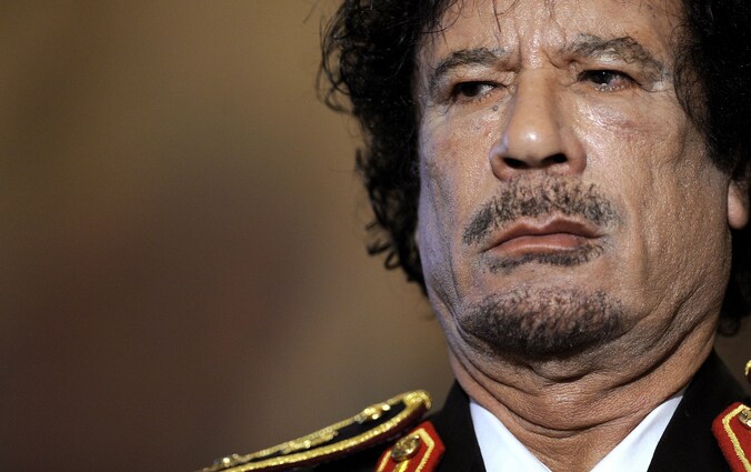 Mouammar Kadhafi.