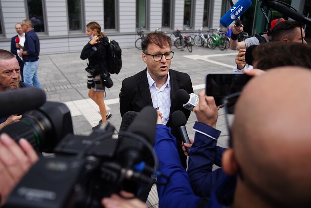 Activist Jaka Bizilj van de Duitse organisatie Cinema for Peace.