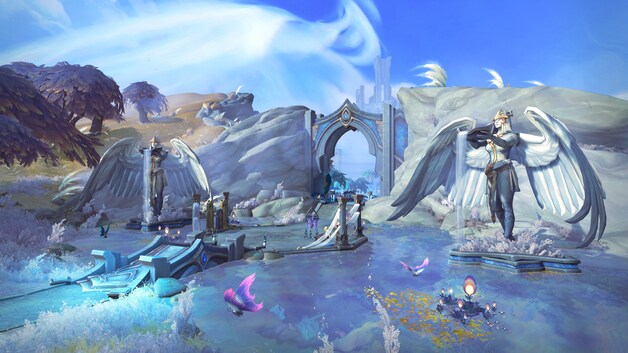 Bastion, een van de 'lichtere' oorden in de 'Shadowlands’.