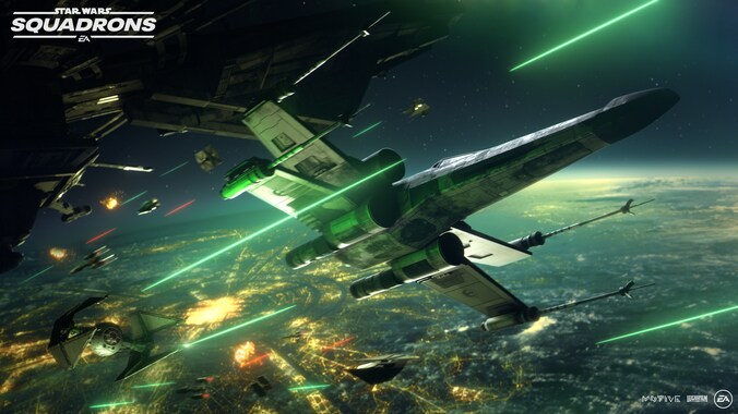 Hectische ruimteslagen zijn je deel in 'Star Wars: Squadrons'.