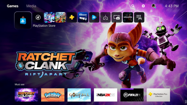 Screenshot van de PlayStation Store