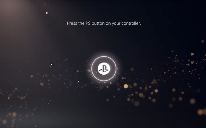 Het nieuwe startscherm van de Playstation 5