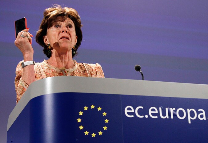 Eurocommissaris Neelie Kroes.