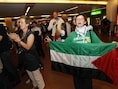 In juli vorig jaar namen tweeëntwintig Belgen deel aan de 'Welkom in Palestina'-actie. Aankomst in Zaventem.