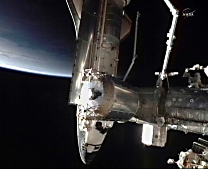 Het Internationaal Ruimtestation (ISS).