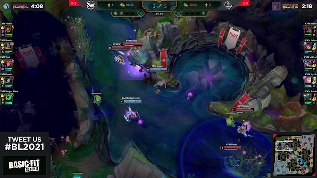 Team 7AM versus KVM Esports