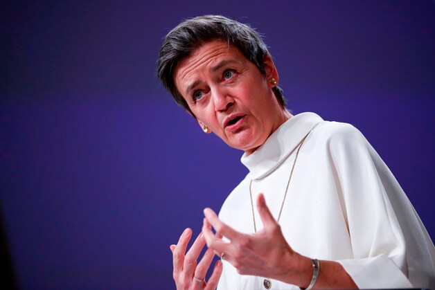 Eurocommissaris van Mededinging Margrethe Vestager.