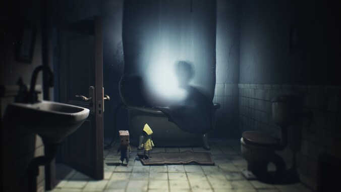 Je speelt zelf het wezentje met de papieren zak over het hoofd, maar het andere herken je ook ongetwijfeld als je de eerste 'Little Nightmares' hebt gespeeld.