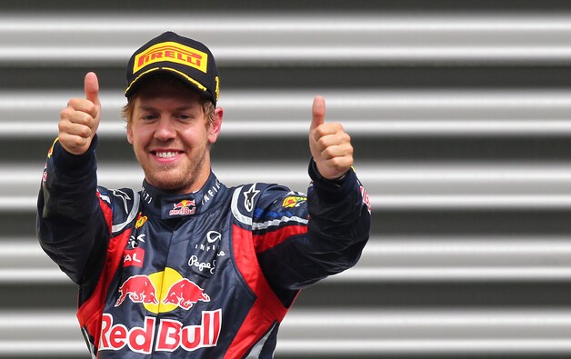 Vorig jaar was Sebastian Vettel aan het feest in Spa