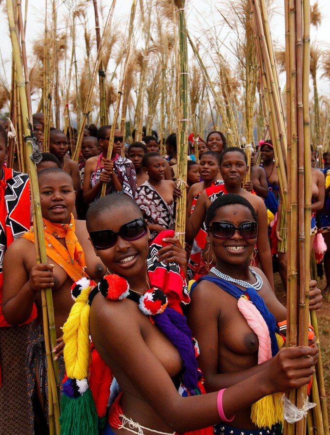 Elke lente kiest de koning van Swaziland een nieuwe vrouw. Daar staan geen boetes op.