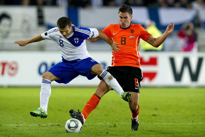 Een beeld uit Finland-Oranje in 2011.
