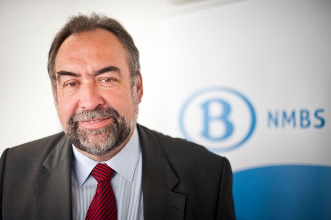 Mark Descheemaecker van de NMBS.