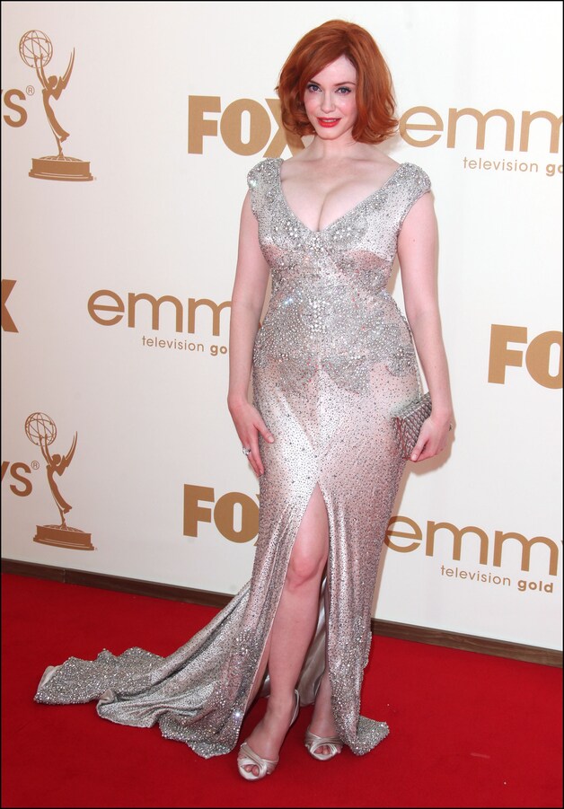 Christina Hendricks verstopt haar boezem niet