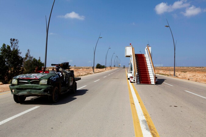 Archiefbeeld van de luchthaven van Tripoli.