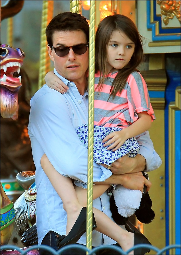Tom Cruise en dochter Suri.