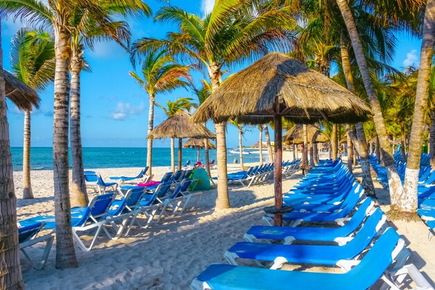 Een resort in Playa del Carmen, Mexico.
