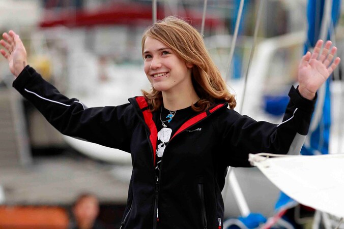 Zeilmeisje Laura Dekker.