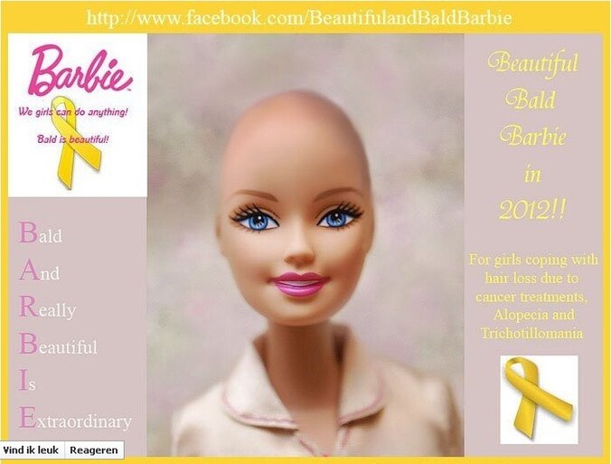Credit: Facebook.com/BeautifulandBaldBarbie
